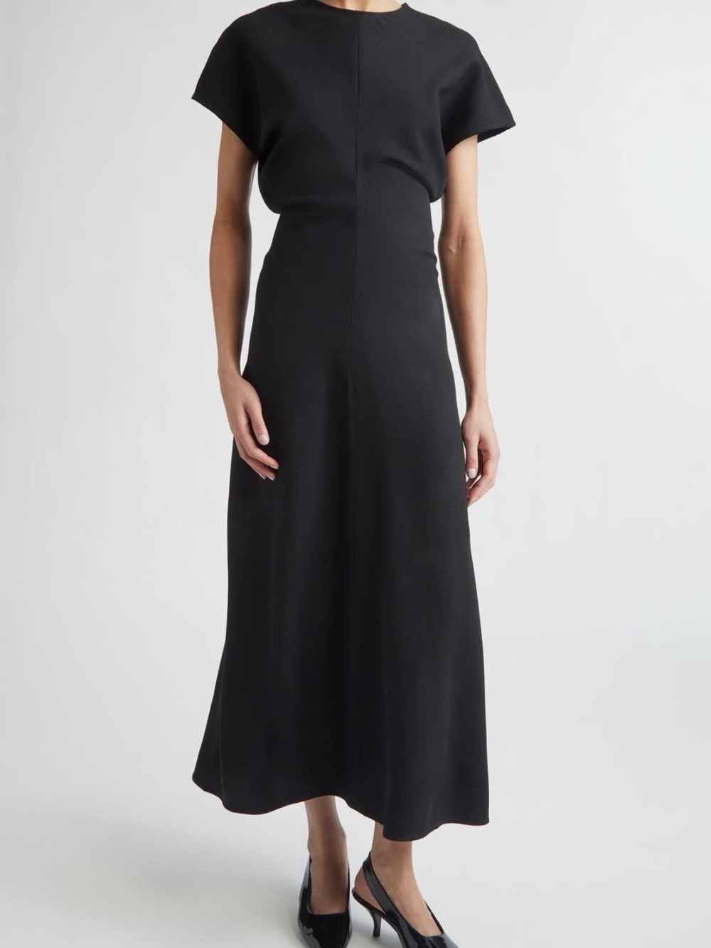 COS Asymmetric Tencel/Lyocell Dress - Picture 1 of 9